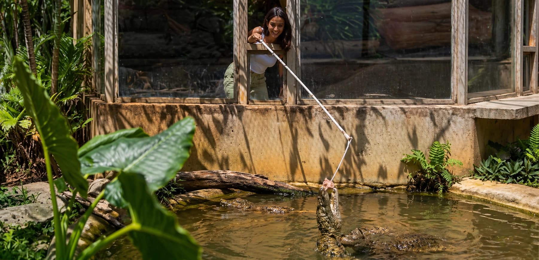 Feed the Baby Crocodiles